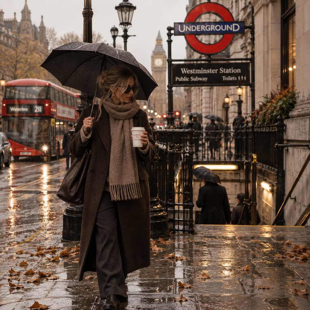 Dressing for a London Autumn: Rain, Wind and the Walk to the Station