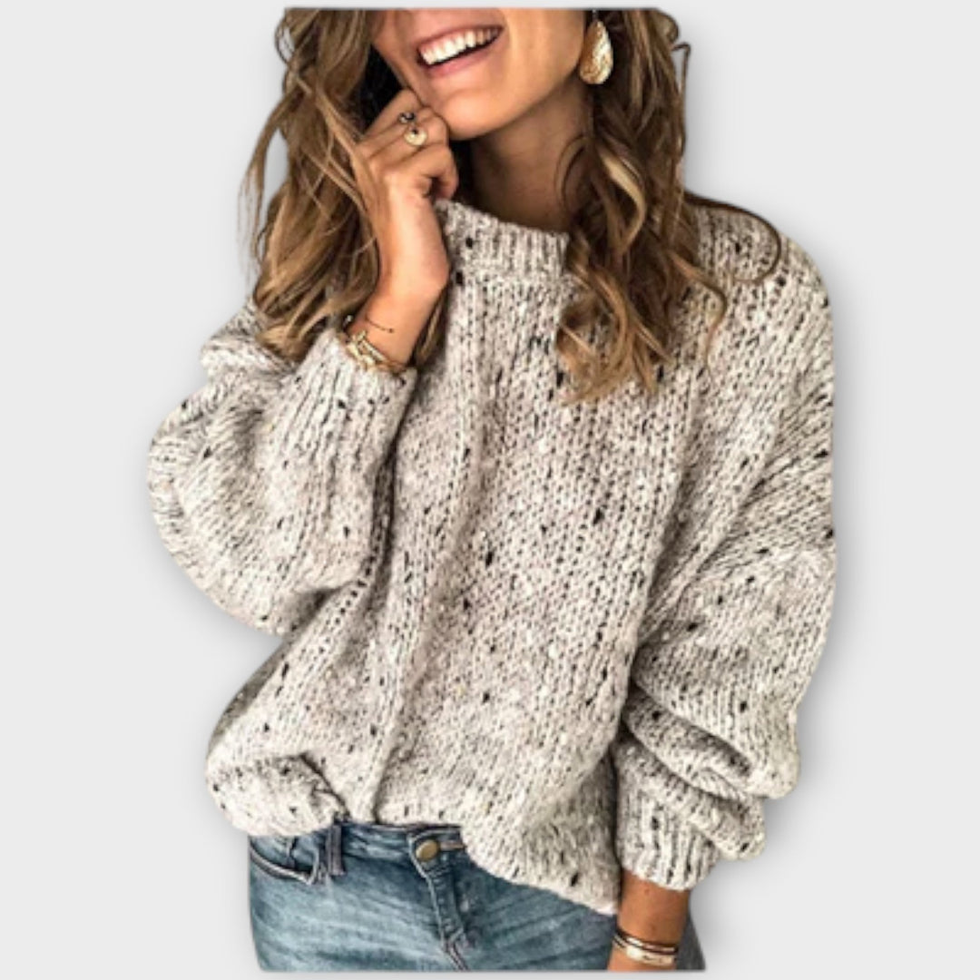 Corabel | Women's Oversized Chunky Knit Jumper - Image 1