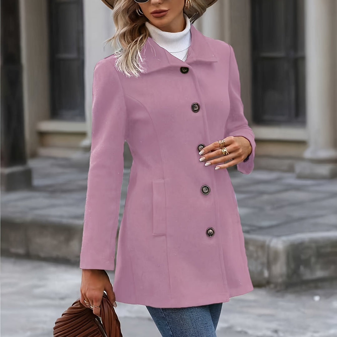 Corinthia | Women's Winter Coat Single-Breasted - Pink - Image 1