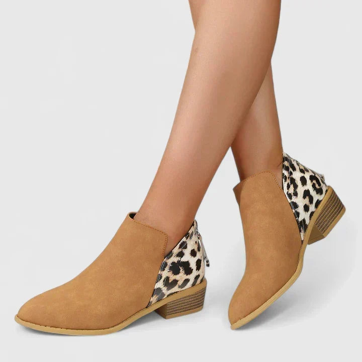 Corvelle | Women's Print Ankle Boots - Image 2