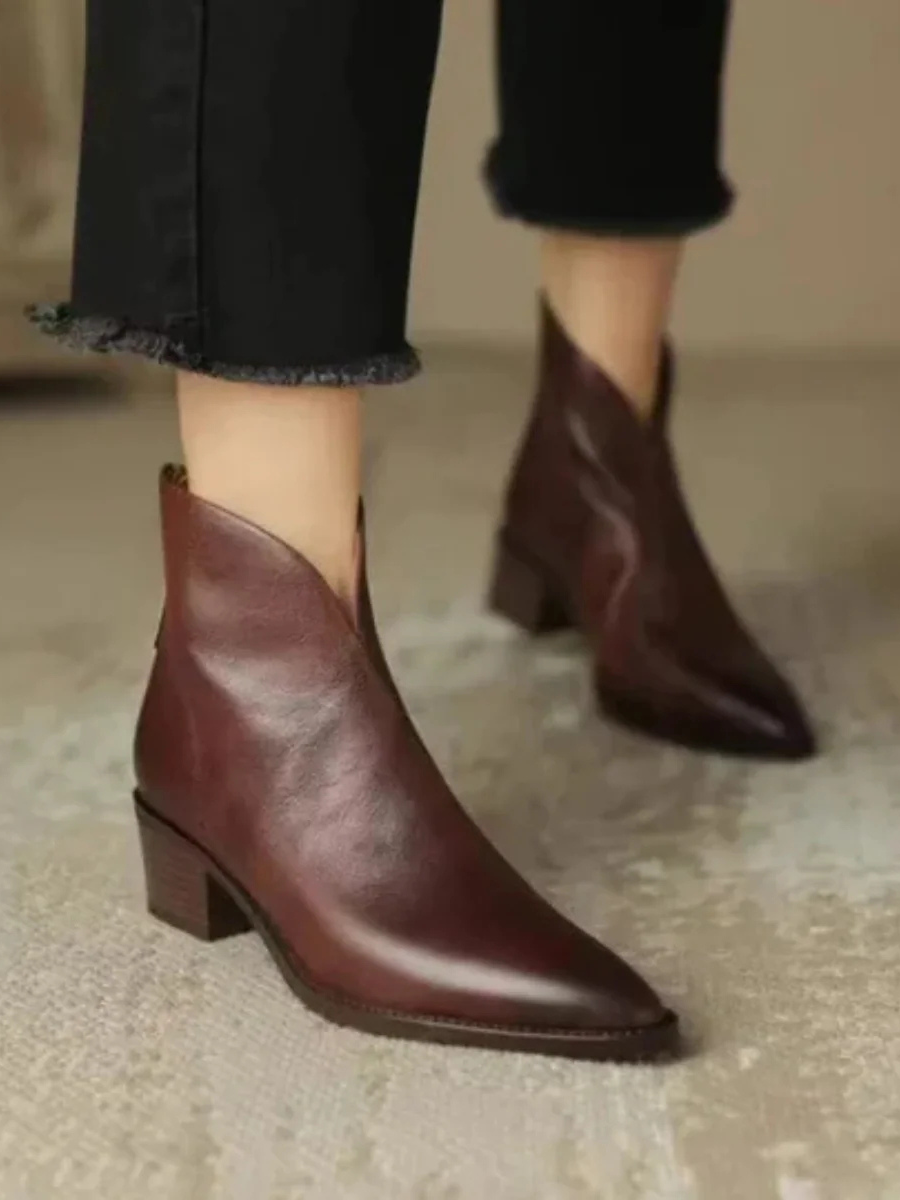 Corveth | Women's Pointed Toe Ankle Boots - Image 2