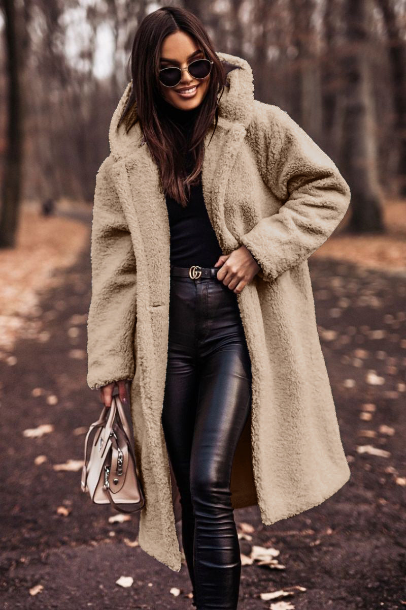 Florabel | Women's Oversized Teddy Bear Winter Coat - Image 1