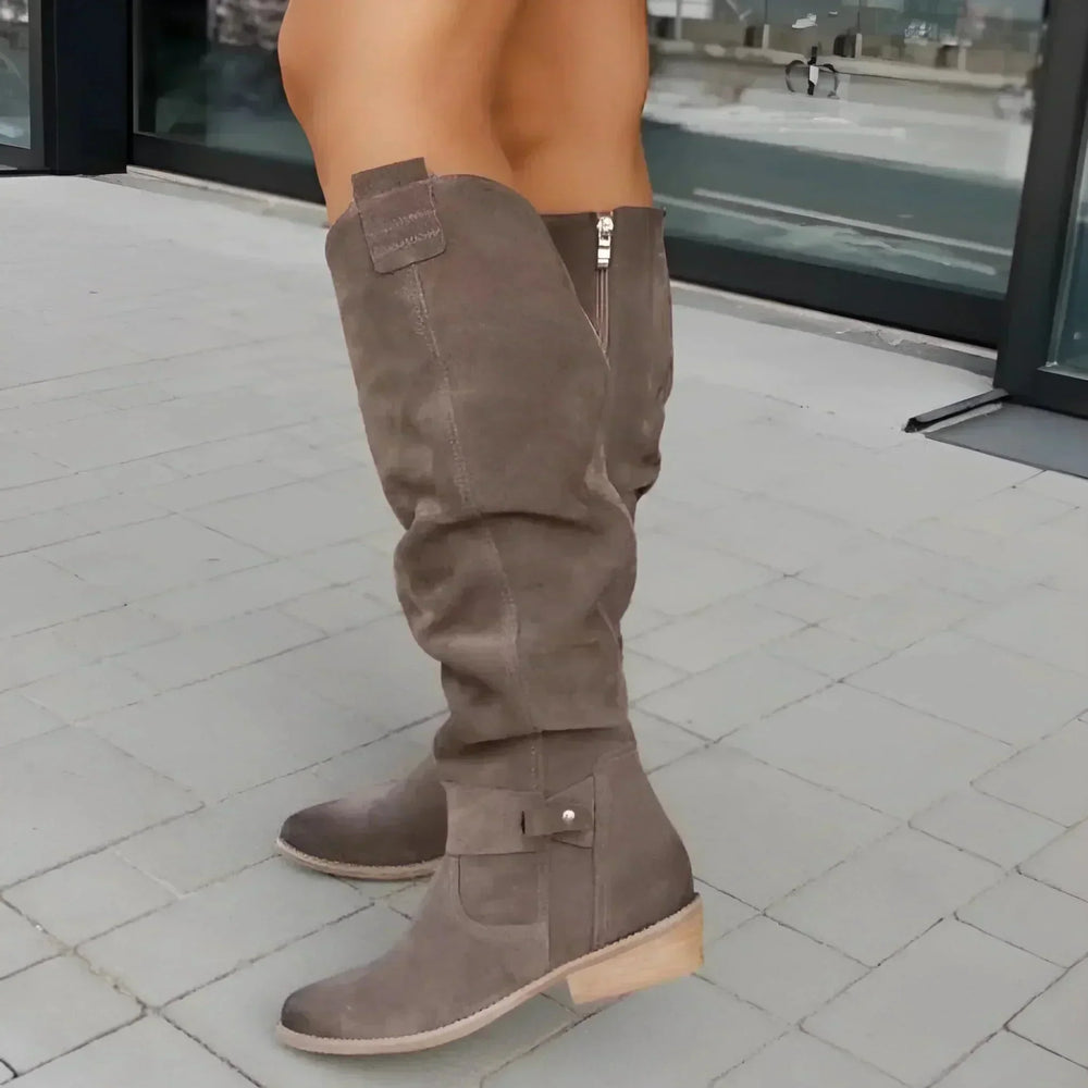Lorveth | Women's Knee-High Slouch Boots - Image 2