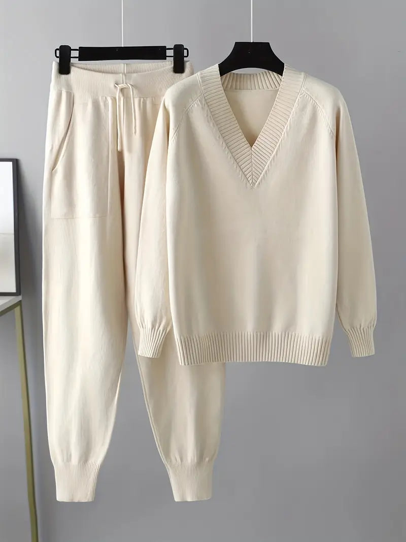 Rosamund | Women's Oversized Knit Loungewear Set - Image 1