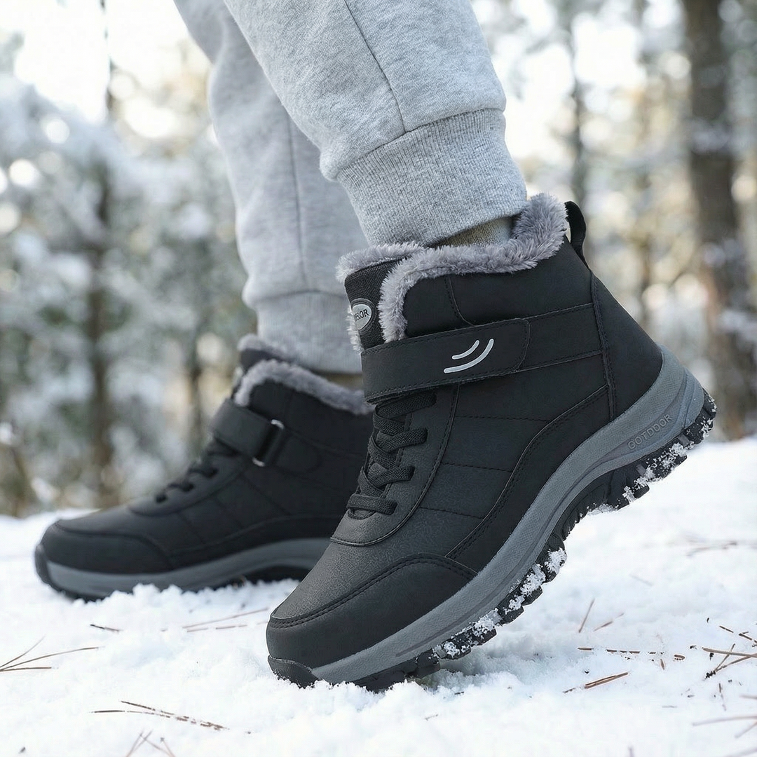 Selveth | Women's Waterproof Winter Ankle Boot - Black - Image 1