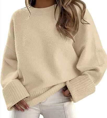 Solène | Women's Oversized Jumper Crewneck Pullover - Image 1