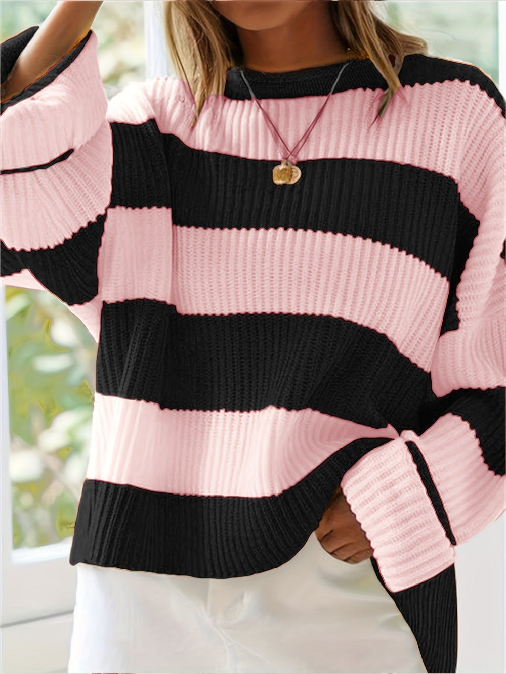 Sylvaine | Women's Oversized Knit Jumper - Image 2